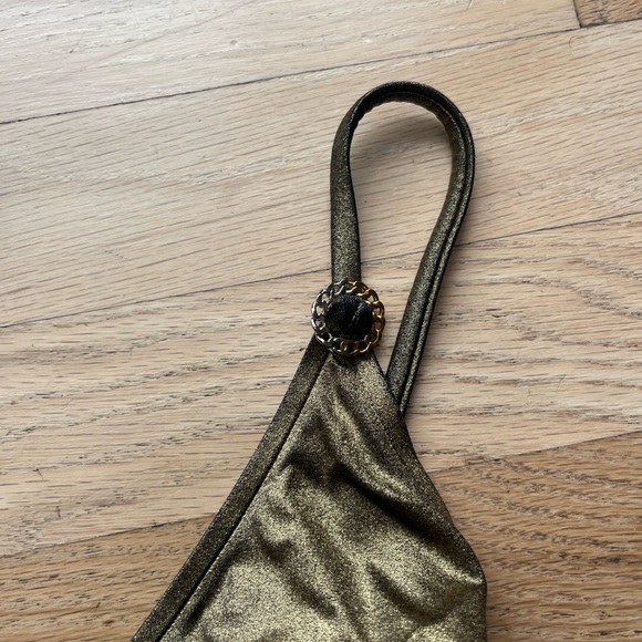 Metallic 2024 Chanel swim suit size 38 used few times - Picture 5 of 7